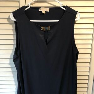Michael Kors sleeveless black blouse size 1X